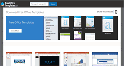 Desktop Screenshot of freeofficetemplates.com